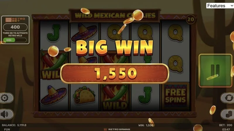 Wild Mexican Chillies – großer Gewinn in Free Spins